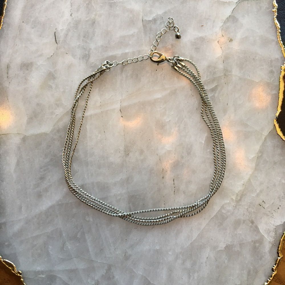 MULTI STRAND Silver Layering Necklace!